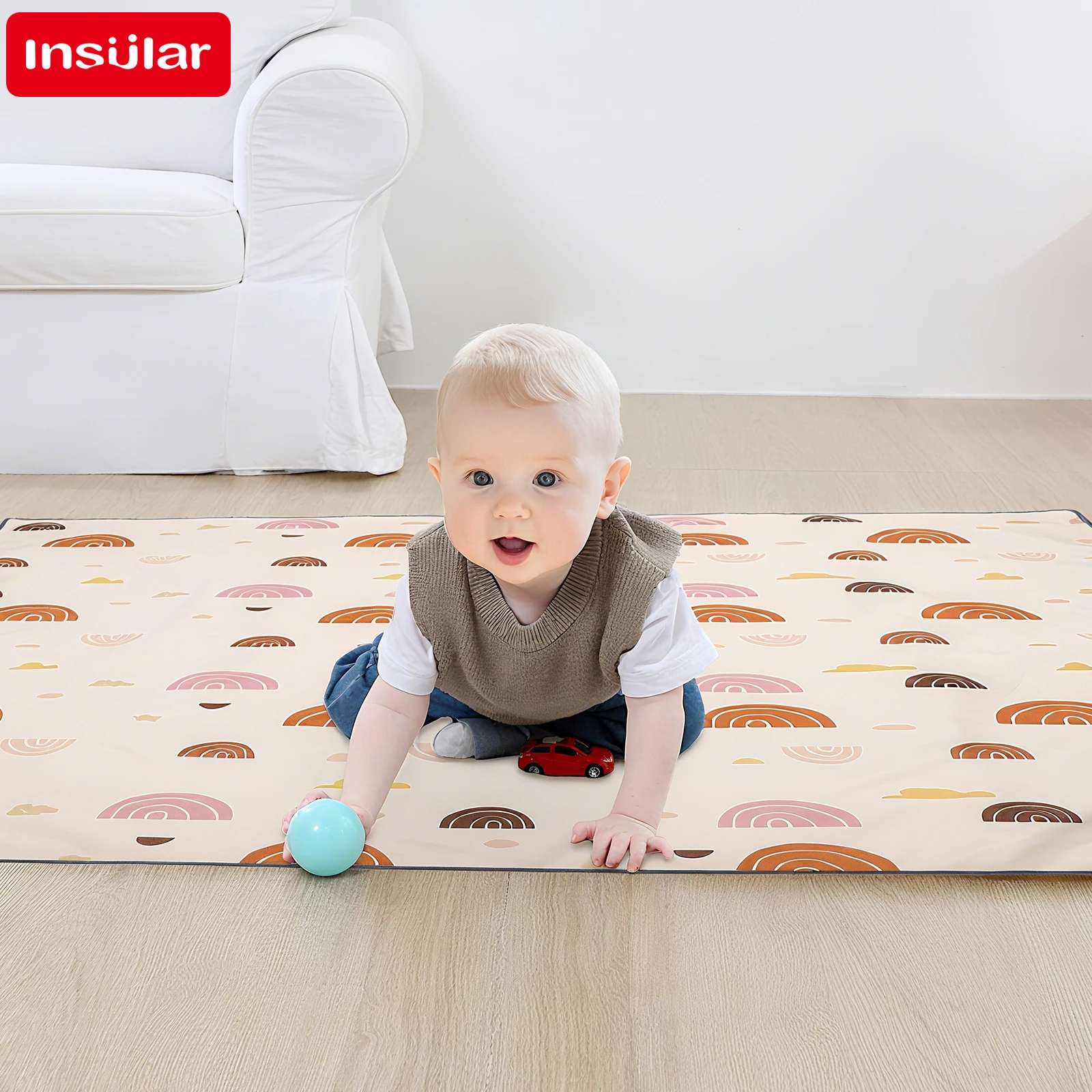 Baby Nursery Mat - Insular crianças colchão educacional dobrável tapete