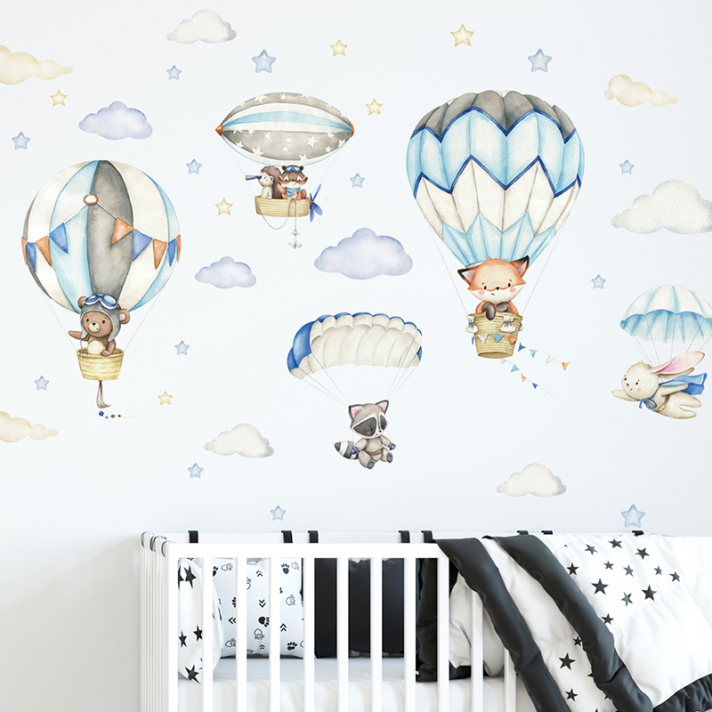 Baby Nursery Needs - Adesivos de parede com balão de