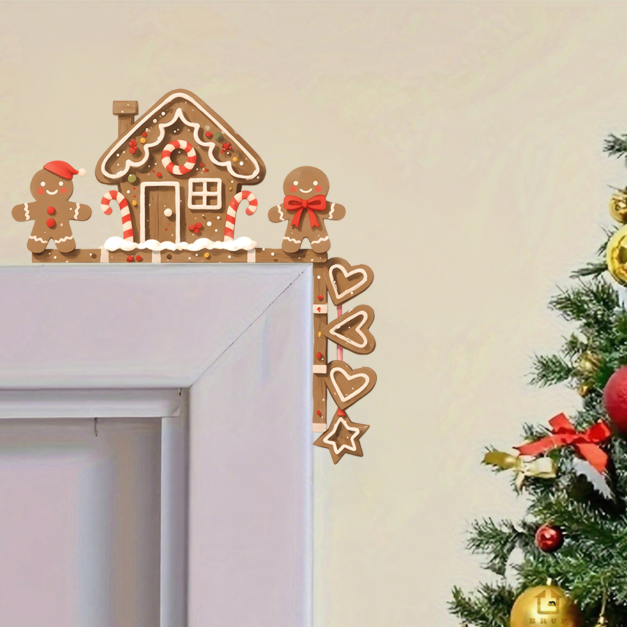 Baby Nursery Decals - Casa de gengibre & homem natal