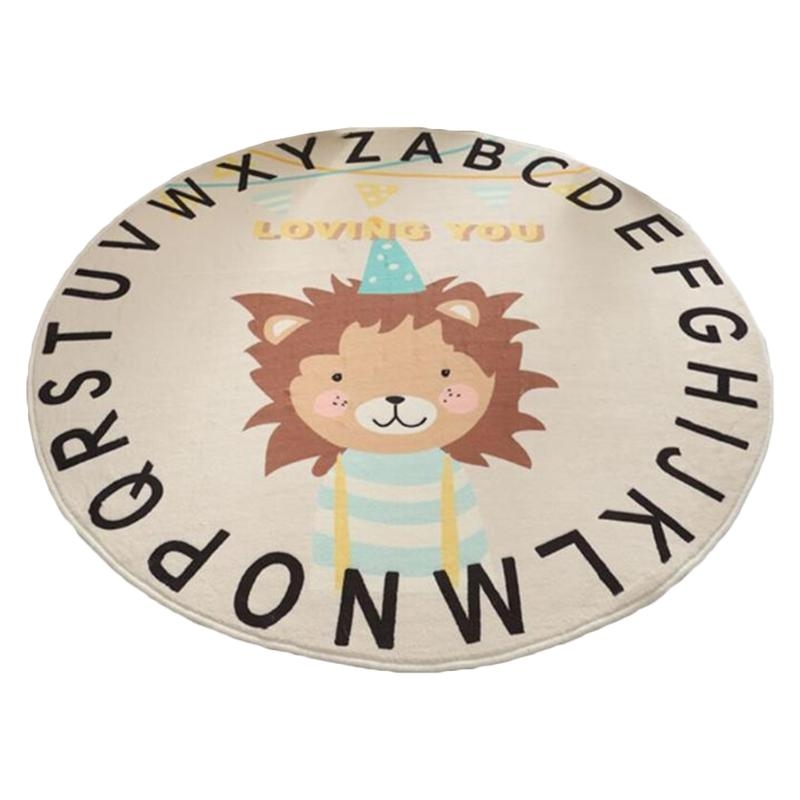 Baby Nursery Mat - Y4ud desenhos animados animal impressão do