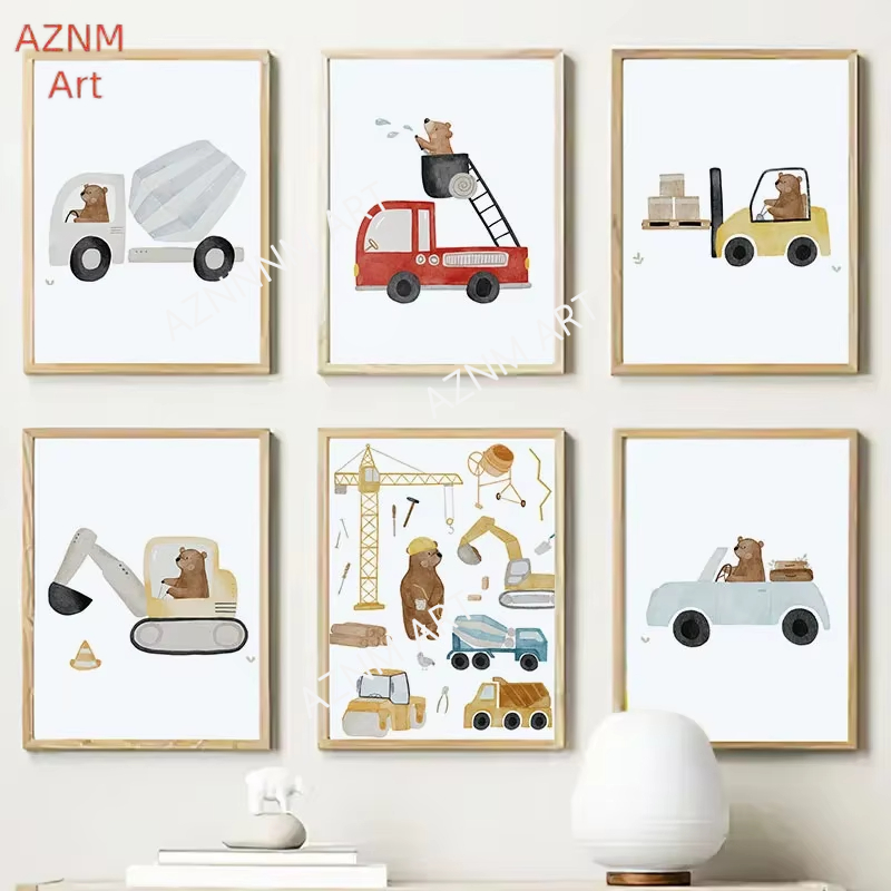 Baby Nursery Posters - Pôsteres e Impressões de Canvas de