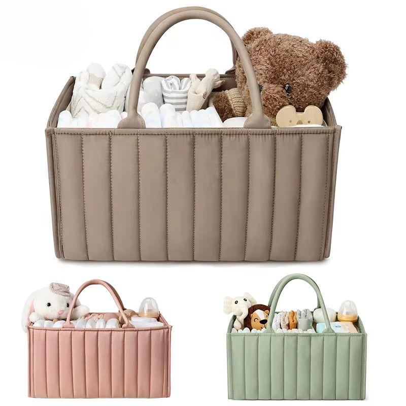 Baby Nursery Essentials - Cesto Organizador de Fraldas para Bebê,
