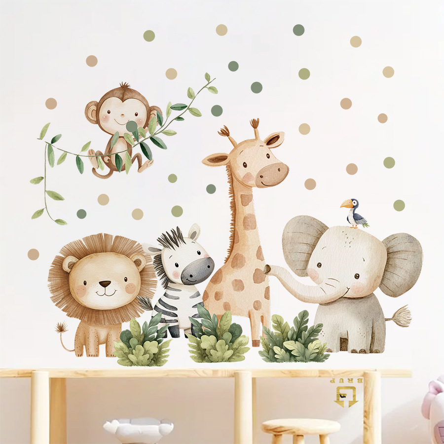 Boho floresta animais adesivos - Baby Nursery Needs avaliação e preço