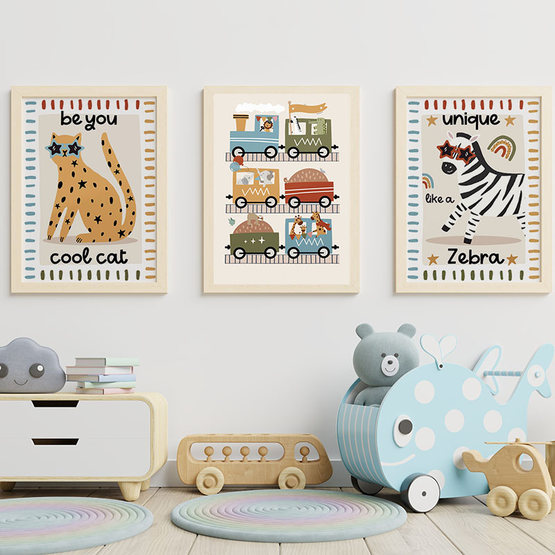 Arte de Parede Engraçada com A - Baby Nursery Posters avaliação e preço