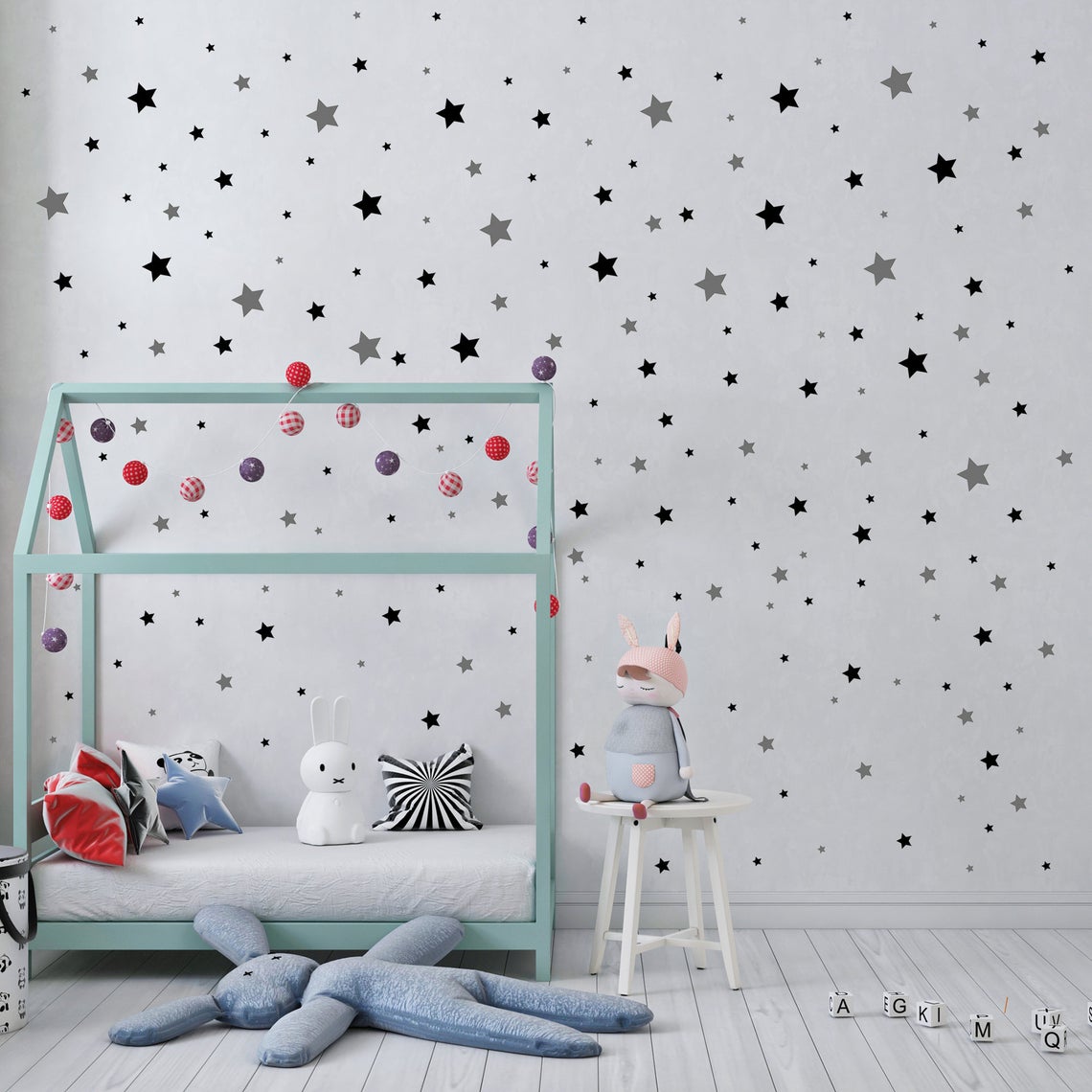 Adesivo de parede estrela dos  - Baby Nursery Needs avaliação e preço