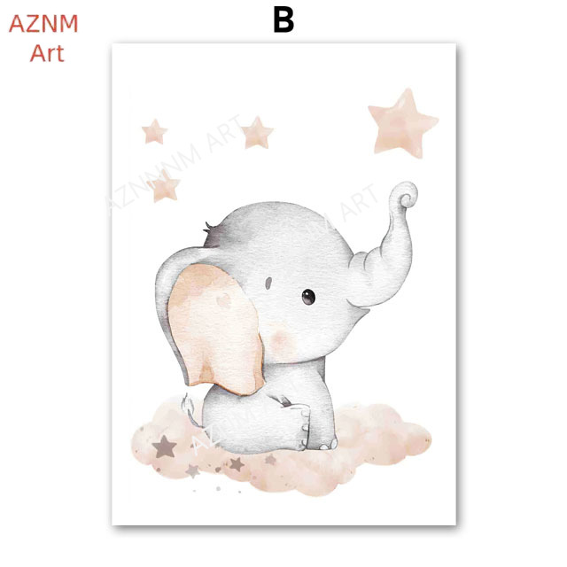 Pôsteres de elefante, balão, a - Baby Nursery Needs avaliação e preço