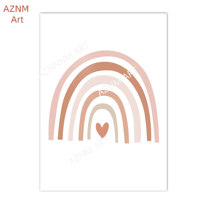 1/3 pçs, desenho animado coraç - Baby Nursery Posters avaliação e preço