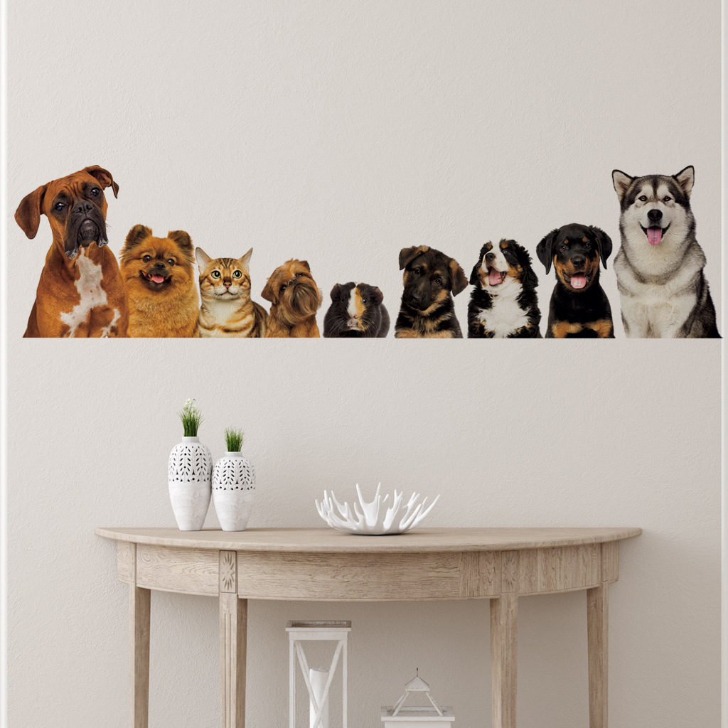 C30 #   9 gatos fofos e cães a - Baby Nursery Decals avaliação e preço
