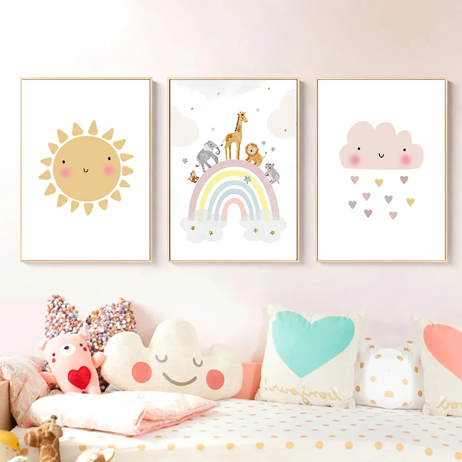Pôsteres e impressões nórdicas - Baby Nursery Needs avaliação e preço
