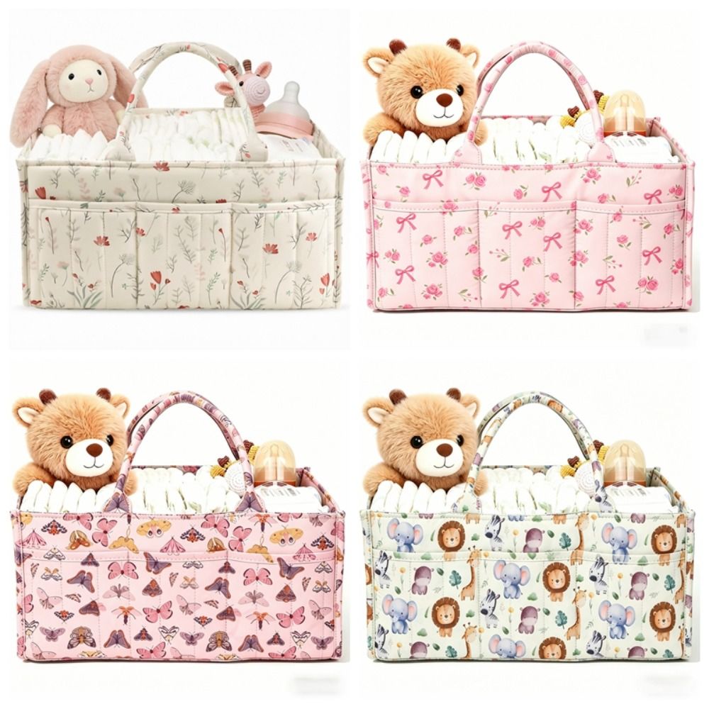 Organizador de Fraldas Floral  - Baby Nursery Essentials avaliação e preço