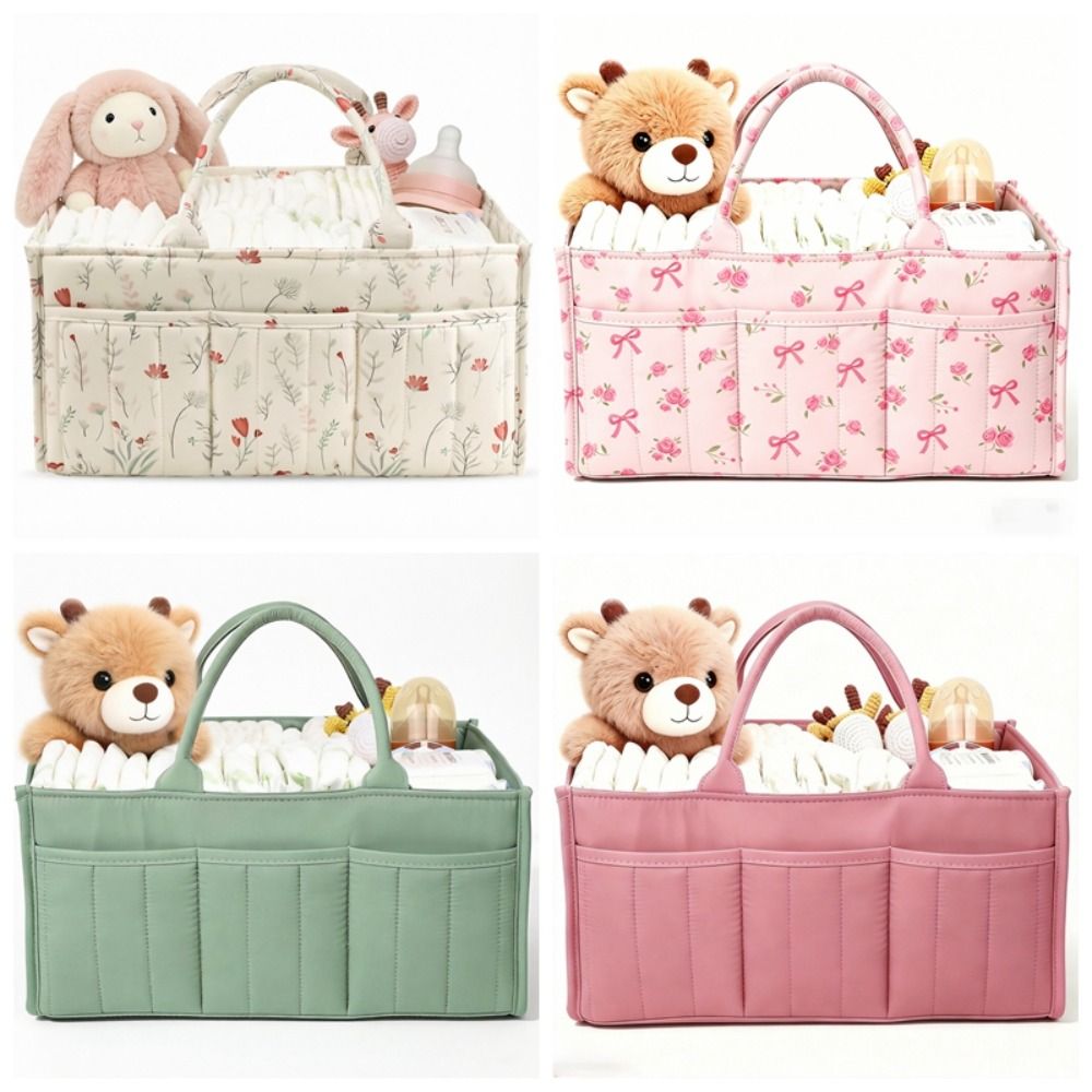 Organizador de Fraldas Floral  - Baby Nursery Essentials avaliação e preço