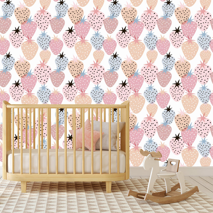 Papel de Parede Adesivo com Es - Baby Nursery Mural Wallpaper avaliação e preço