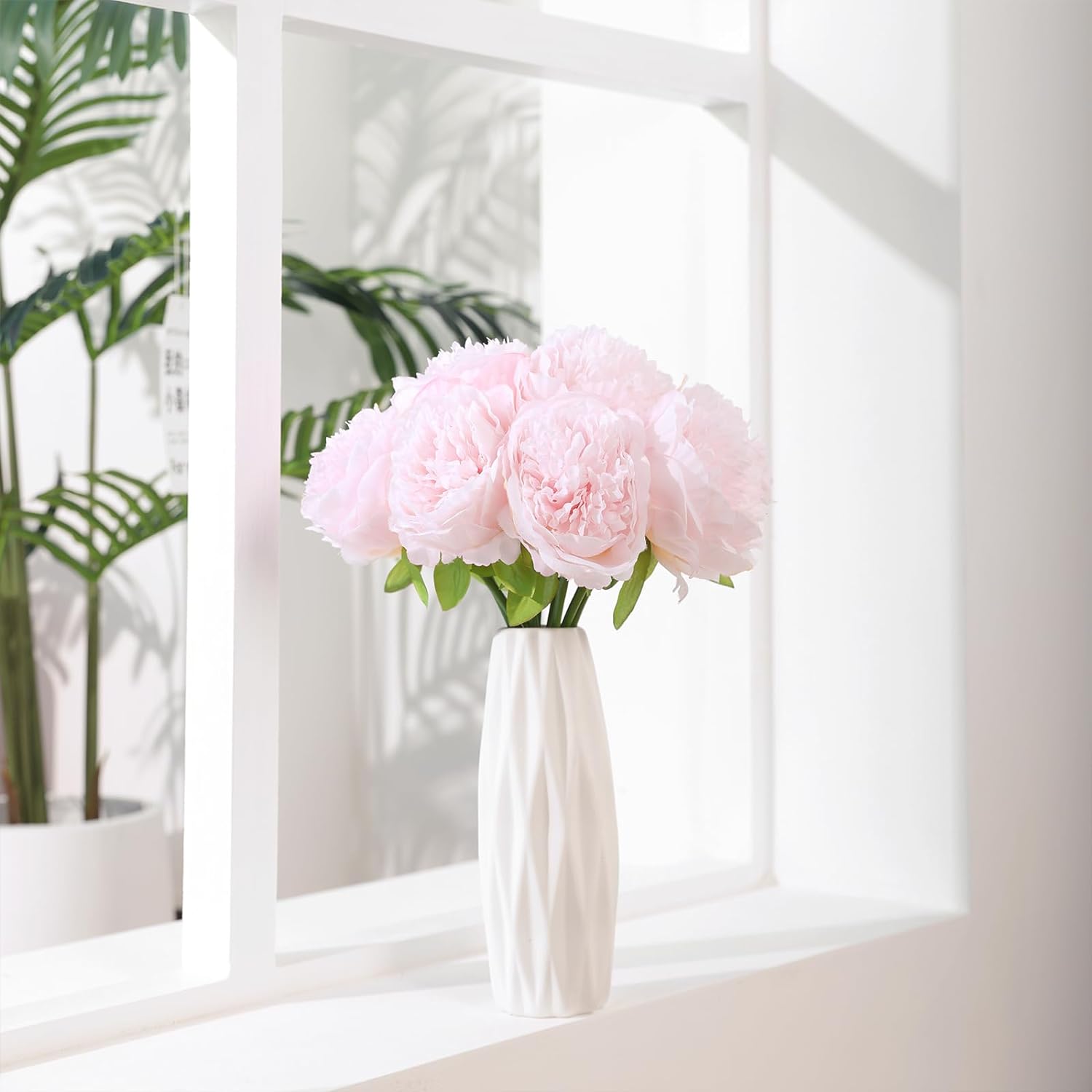 5 peônias simuladas, flores ar - Baby Nursery Fabric avaliação e preço