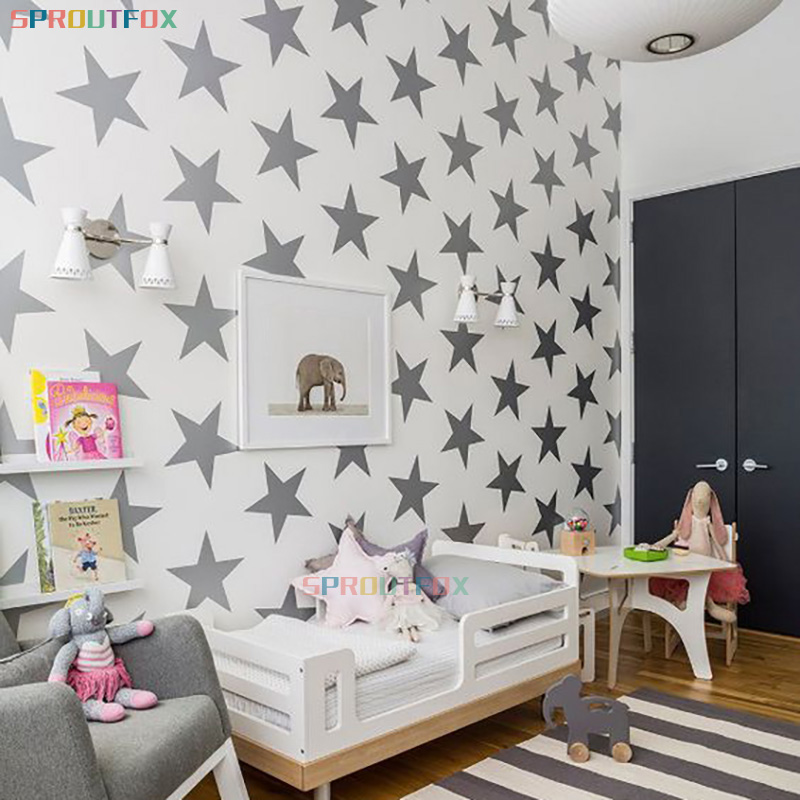 Murais de arte removível para  - Baby Nursery Mural Wallpaper avaliação e preço
