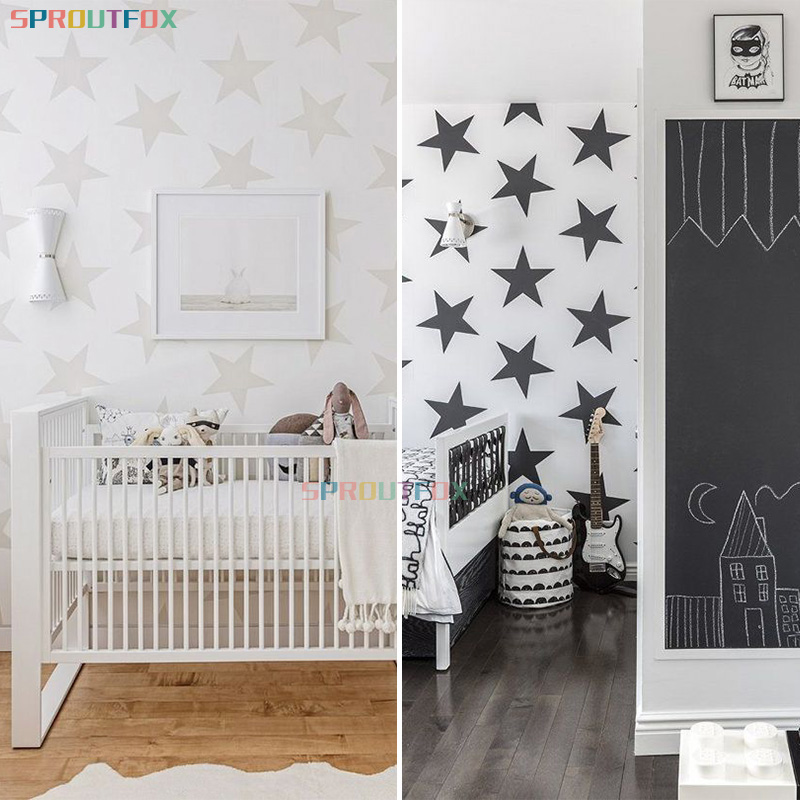 Murais de arte removível para  - Baby Nursery Mural Wallpaper avaliação e preço