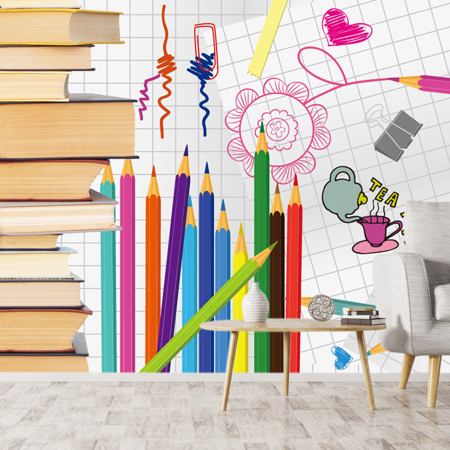 Personalizado fácil de aplicar - Baby Nursery Mural Wallpaper avaliação e preço