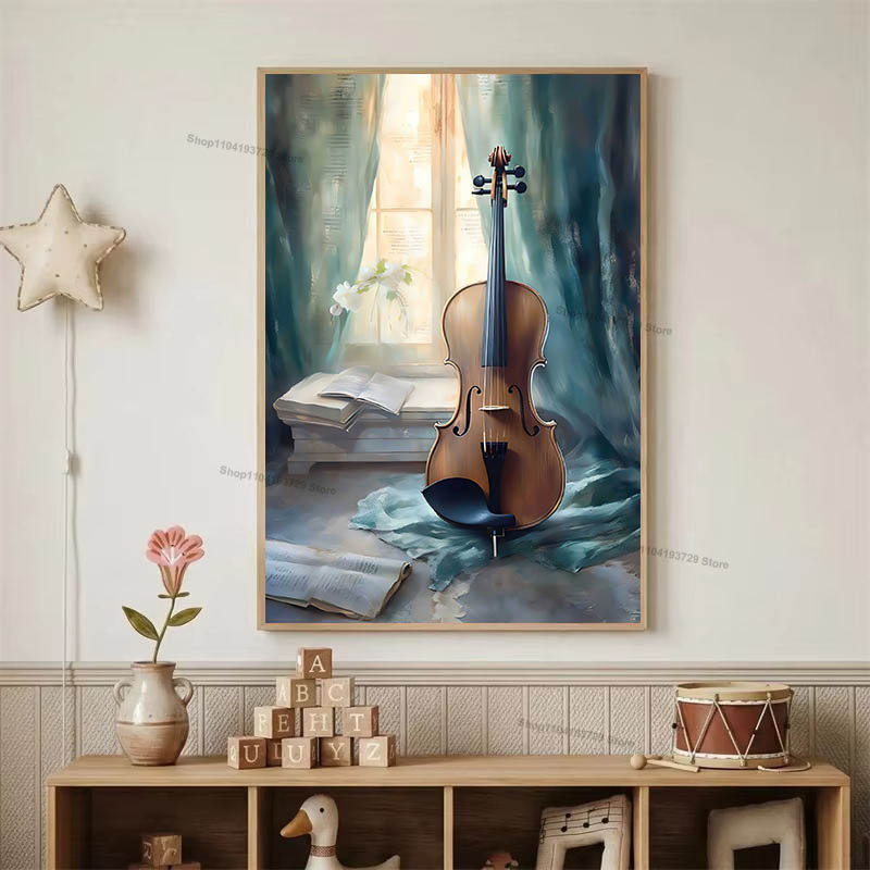 Pintura em aquarela de menina  - Baby Nursery Posters avaliação e preço