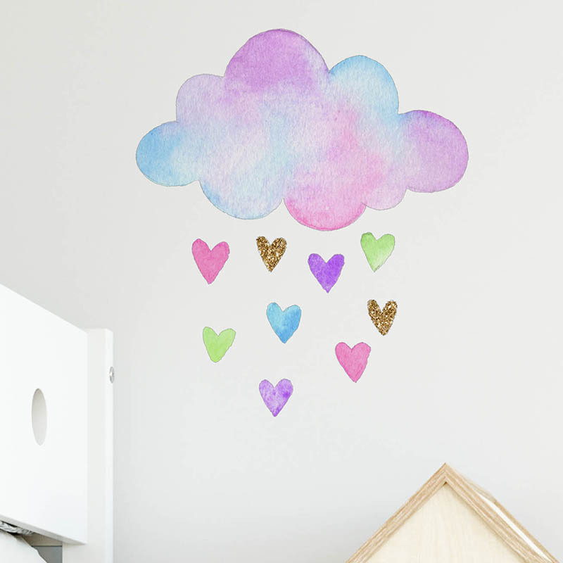Adesivo de parede colorido com - Baby Nursery Mural Wallpaper avaliação e preço