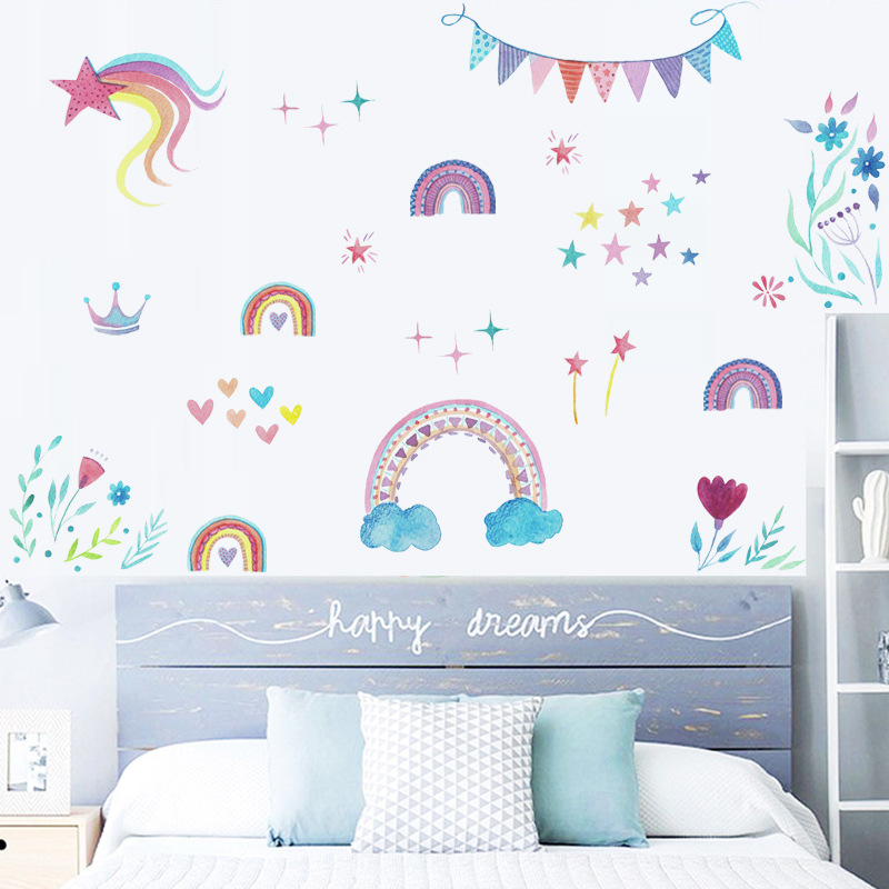 Adesivo de parede com estrelas - Baby Nursery Mural Wallpaper avaliação e preço