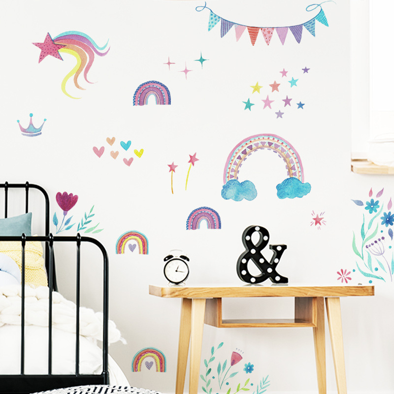 Adesivo de parede com estrelas - Baby Nursery Mural Wallpaper avaliação e preço