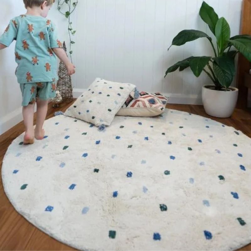 Tapete Fofo Redondo para Crian - Baby Nursery Fabric avaliação e preço