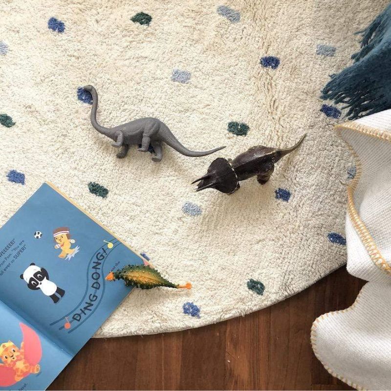 Tapete Fofo Redondo para Crian - Baby Nursery Fabric avaliação e preço