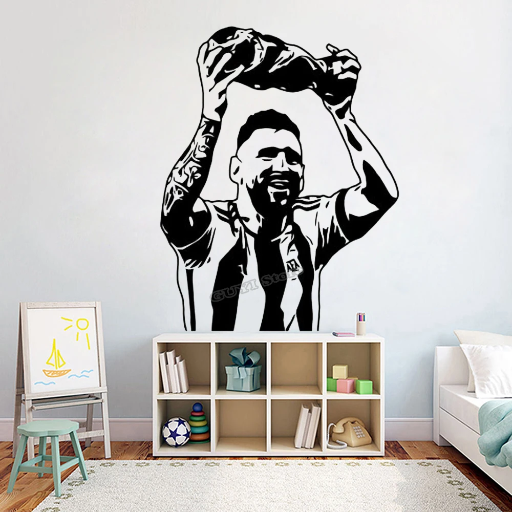 Messi adesivo de parede decalq - Baby Nursery Decals avaliação e preço