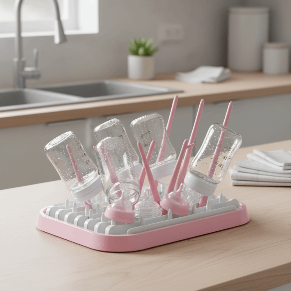 Rack de secagem de garrafa de  - Baby Nursery Essentials avaliação e preço