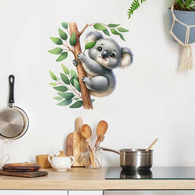 Adesivo de Parede Fofo de Coal - Baby Nursery Mural Wallpaper avaliação e preço