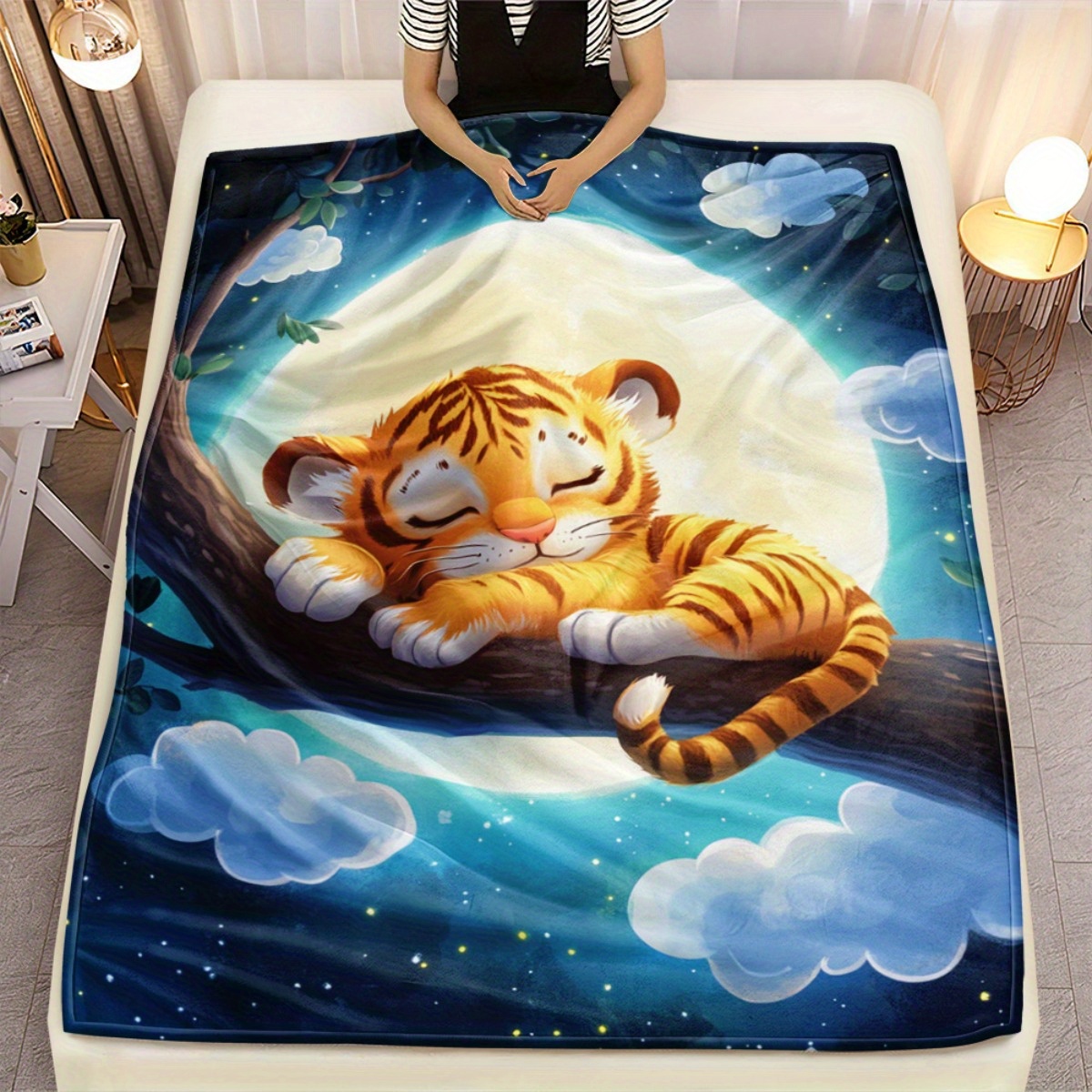 Bonito dormindo tigre no galho - Baby Nursery In Hospital avaliação e preço