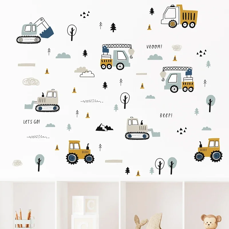 Adesivos de parede de caminhão - Baby Nursery Needs avaliação e preço