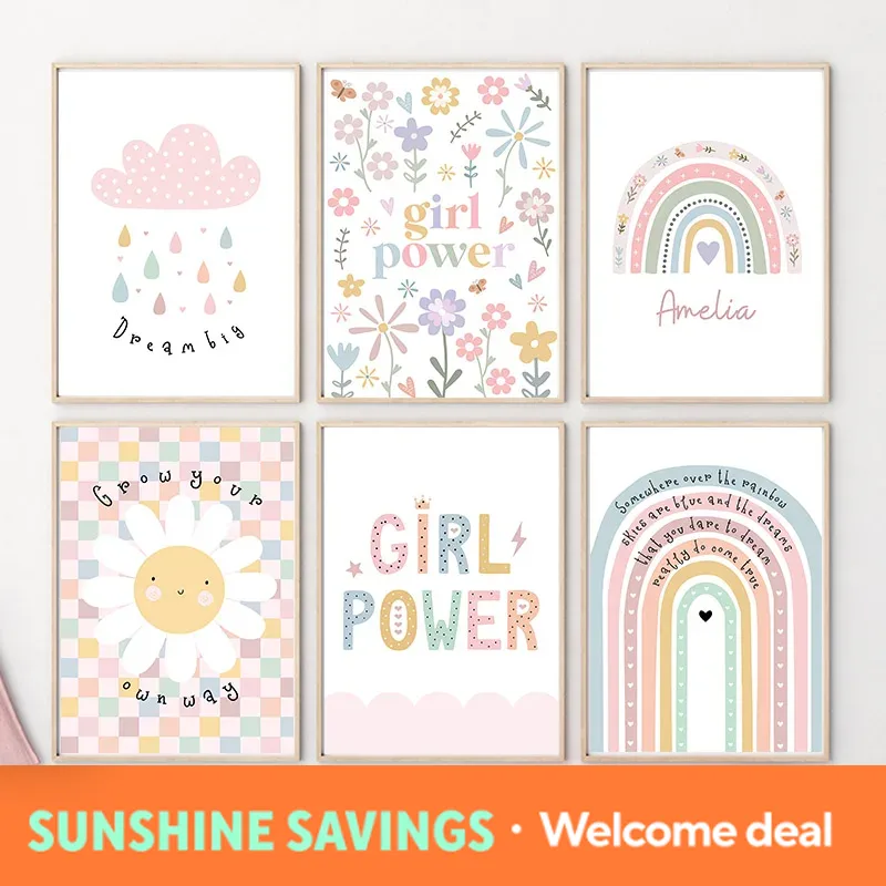 Arte de Parede para Quarto de  - Baby Nursery Posters avaliação e preço