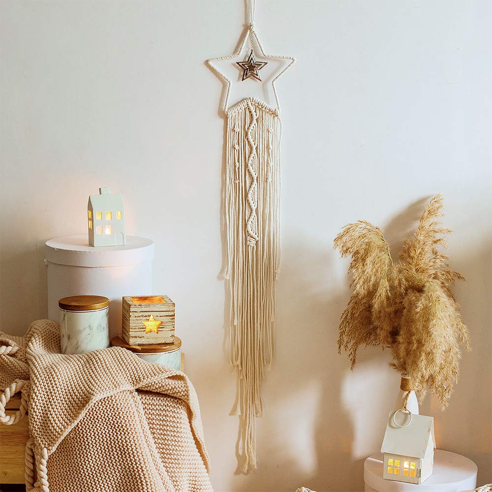 Macrame sonho apanhador boho d - Baby Nursery Needs avaliação e preço