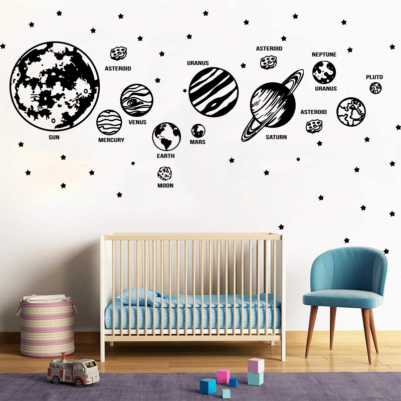 Grandes planetas sistema solar - Baby Nursery Panelling avaliação e preço