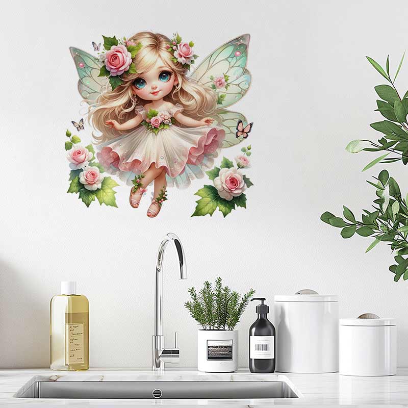 Adesivo de parede de fadas, de - Baby Nursery Mural Wallpaper avaliação e preço