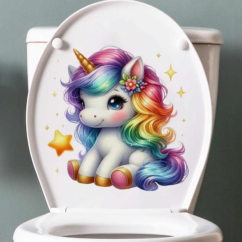 Bonito arco-íris unicórnio ade - Baby Nursery Mural Wallpaper avaliação e preço
